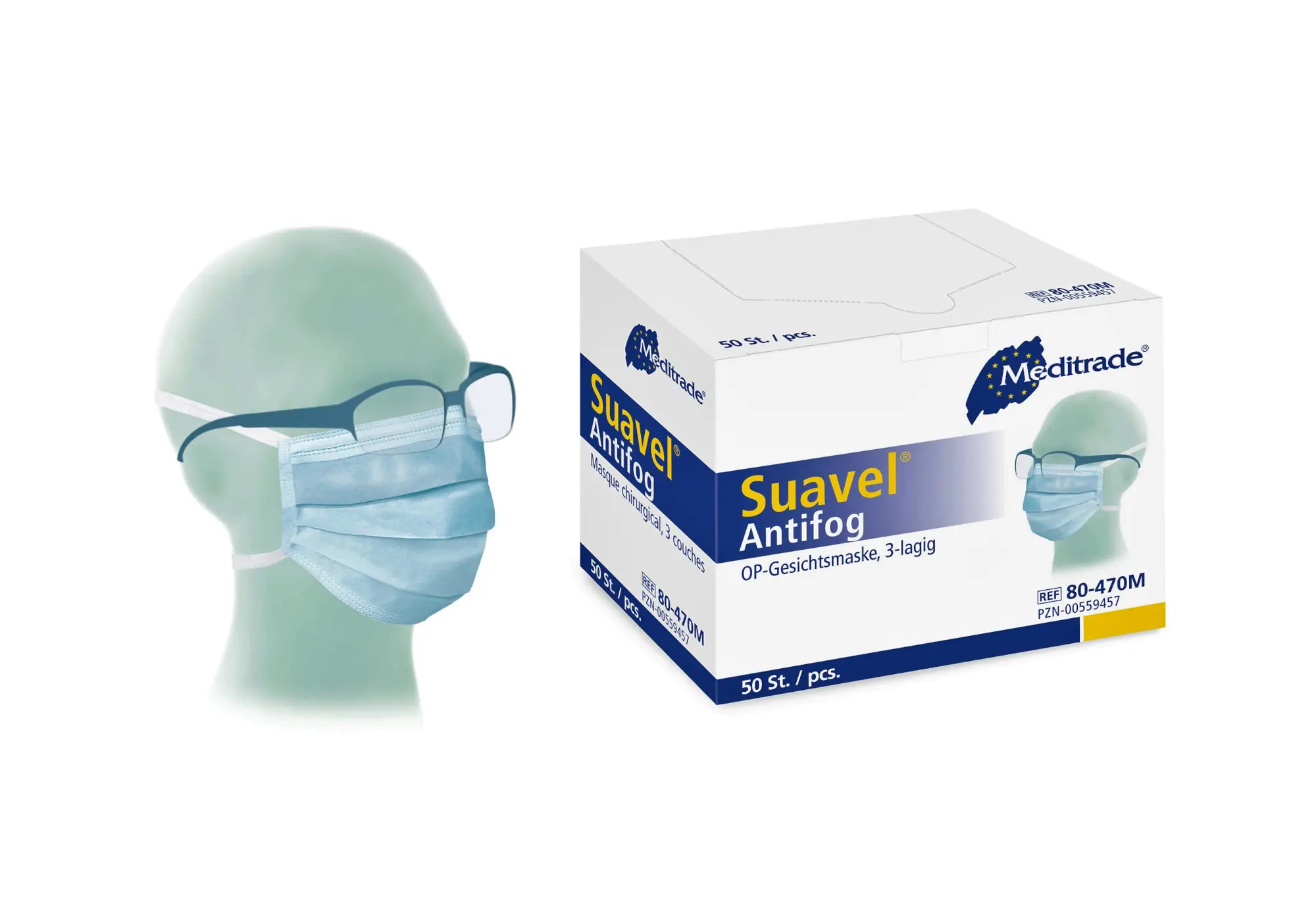 OP Masken Suavel ANTIFOG Mundschutz
