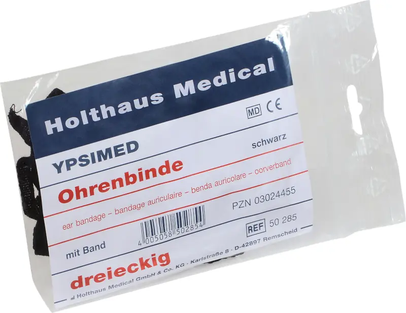 YPSIMED Ohrenbinde dreieckig 11 x 13 cm