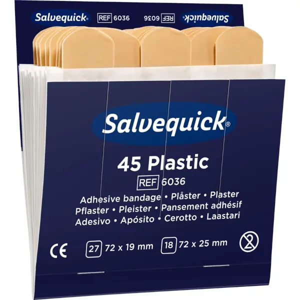Nachfülleinsätze Pflasterstrips mit Schutzverpackung wasserfest
