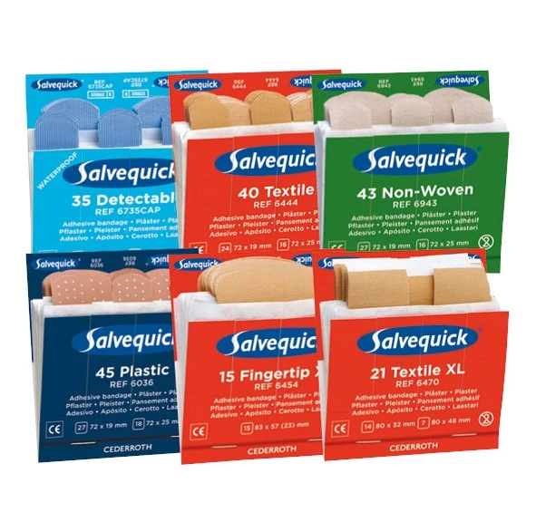Nachfülleinsätze Pflasterstrips mit Schutzverpackung Salvequick®
