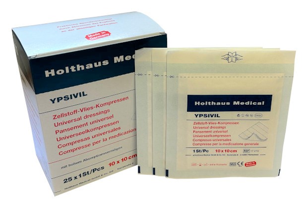 YPSIVIL Zellstoff-Vlies-Kompresse Gruppe